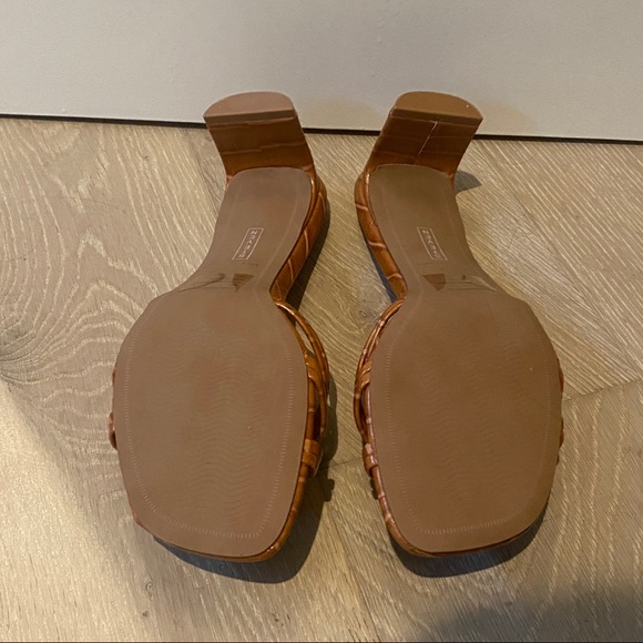NEVER WORN Steven Ophelia Slides - Cognac Croc - Picture 4 of 4